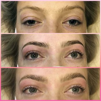 eyebrow brow lamination before after lashus lvl lash lift package offer manchester city centre Nataya Beauty