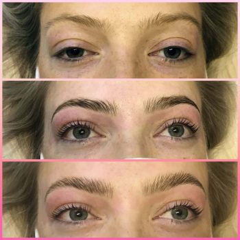 eyebrow brow lamination before after lashus lvl lash lift package offer manchester city centre Nataya Beauty